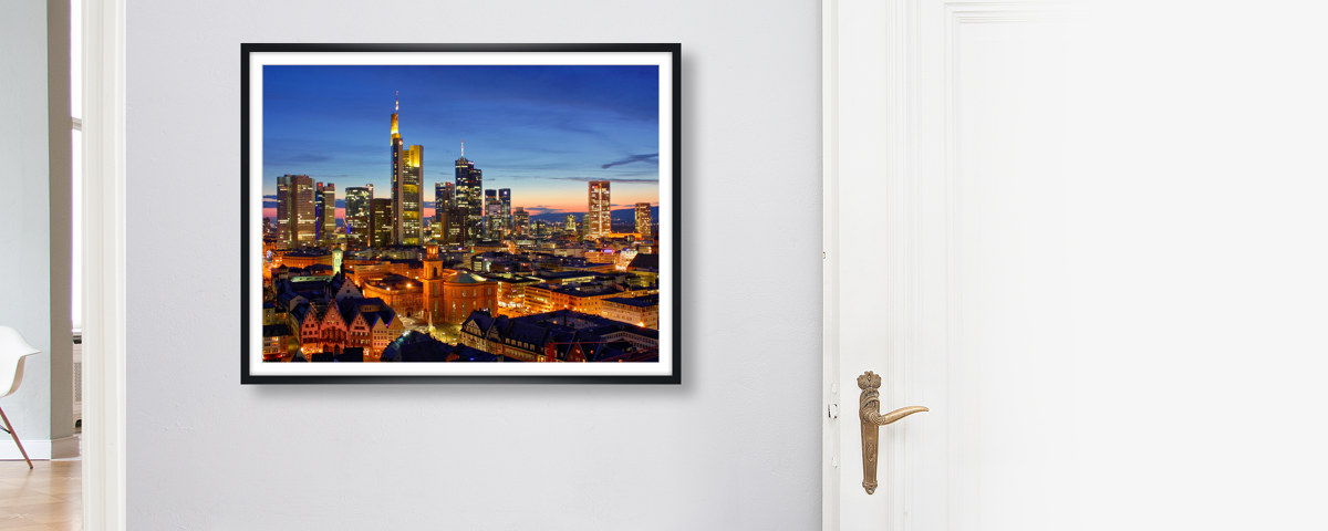 vue aerienne francfort