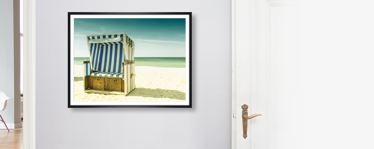 Strandkorb Motiv