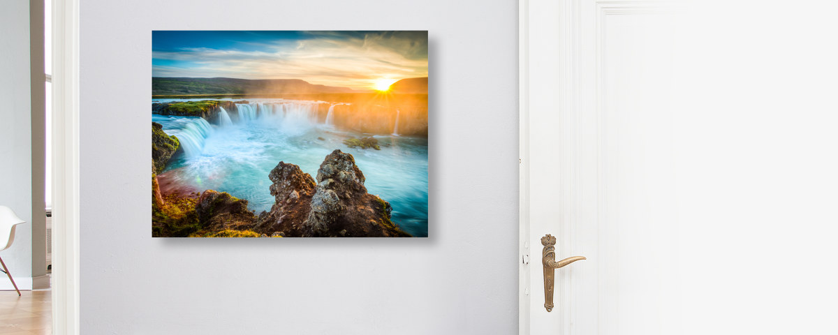 Wasserfall Island Bild