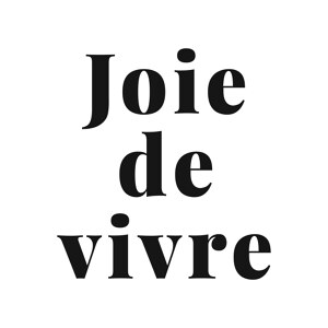 Joie De Vivre B/W