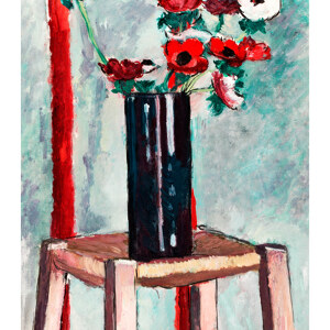 Henry Lyman Sayen Anemonen Ausstellungsposter