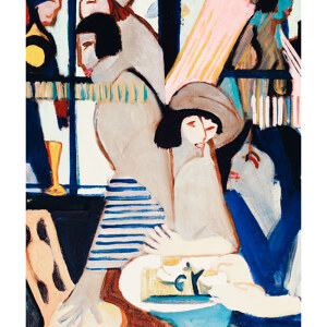 Ernst Ludwig Kirchner Cafe Ausstellungsposter