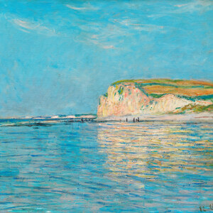 Claude Monet Ebbe in Pourville