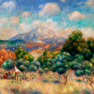 Pierre Auguste Renoir Berg Sainte Victoire