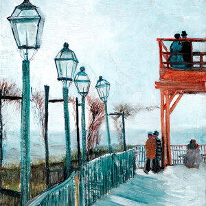Vincent Van Gogh Moulin de Blute Fin Montmartre