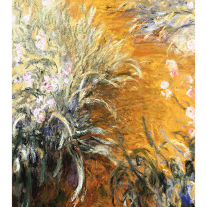 Claude Monet Der Weg durch die Schwertlilien Ausstellungsposter