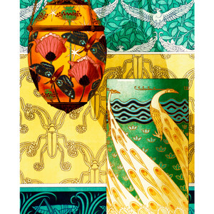 Maurice Pillard Verneuil Papillons et pavots Ausstellungsposter