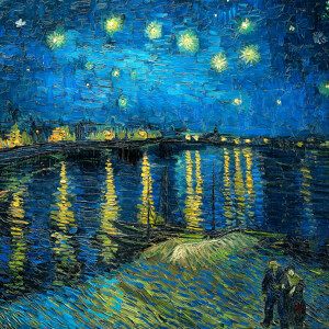 Vincent van Gogh Sternennacht ueber der Rhone