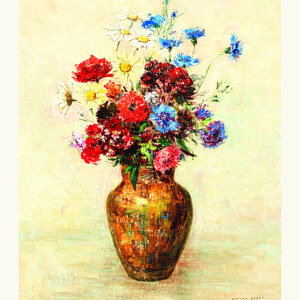 Odilon Redon Ausstellungsposter Blumen in einer Vase