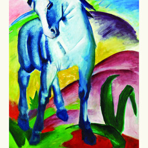 Franz Marc Ausstellungsposter Der blaue Reiter I