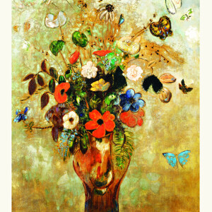 Odilon Redon Stillleben mit Blumenvase