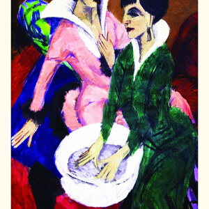 Ernst Ludwig Kirchner Zwei Frauen am Waschbecken Die Schwestern
