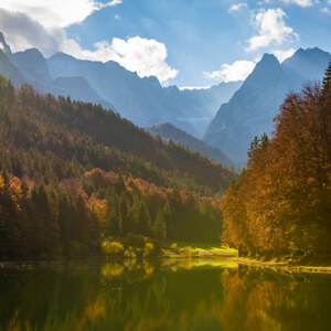 Herbst am Zugspitzmassiv