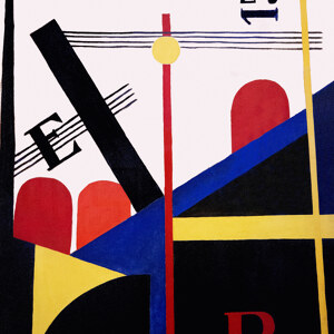 Laszlo Moholy Nagy Grosses Eisenbahngemalde