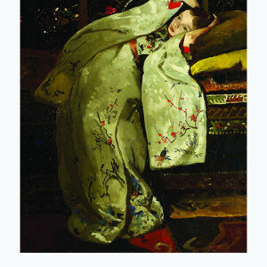 George Hendrik Breitner Meisje in witte kimono