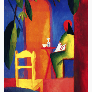 August Macke Tuerkisches Cafe Ausstellungsposter