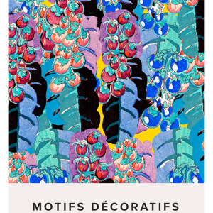 edouard Benedictus Art Deco Blumenmuster aus den Motifs Decoratifs