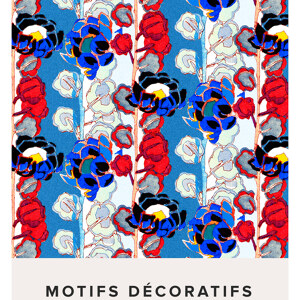 edouard Benedictus Art Deco Blumenmuster variation