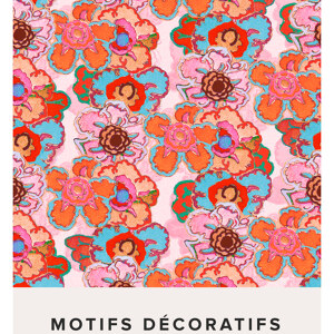 edouard Benedictus Art Deco Blumenmuster