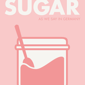 Nicht aus Zucker rosa