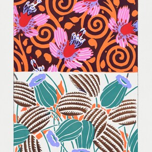 E A Seguy Blumenmuster drei