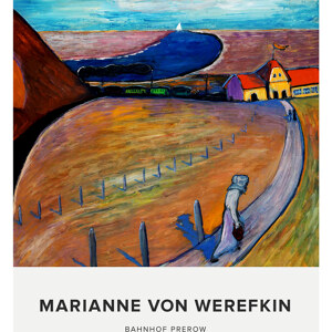 Marianne von Werefkin Bahnhof Prerow Ausstellungsposter