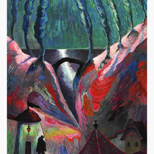 Marianne von Werefkin Phantastische Nacht Ausstellungsposter