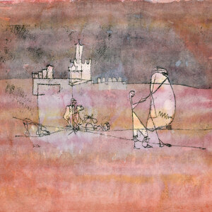 Paul Klee Episode vor einer arabischen Stadt