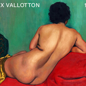 Felix Vallotton Nude dos sur un canape rouge
