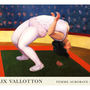 Felix Vallotton Femme Acrobate
