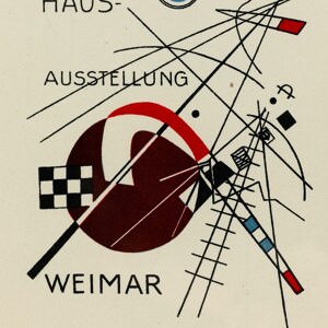 Bauhaus Ausstellung Vintage Poster