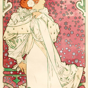 Alfons Mucha La Dame aux Camelias