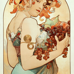 Alphonse Mucha Fruechte