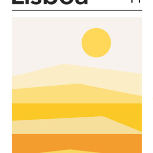 Lisboa City Poster