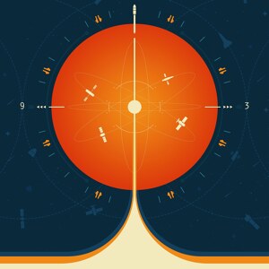 Deep Space Atomic Clock Orange