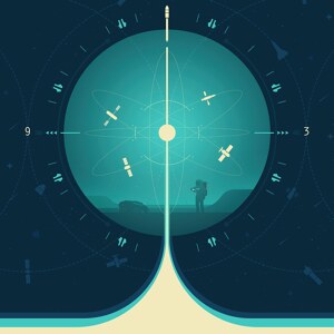 Deep Space Atomic Clock Blue