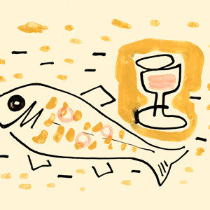 Mikulas Galanda Stilleben mit Fisch