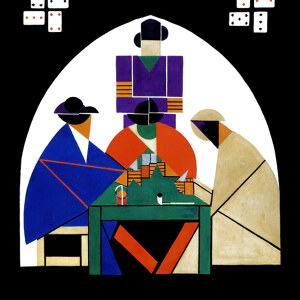 Theo van Doesburg Die Kartenspieler