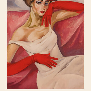 Boris Grigoriev Dame mit Zylinder