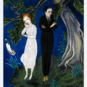 Nils Dardel Young Man In Black