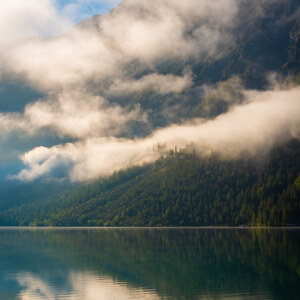 Ein Morgen in den Tiroler Alpen
