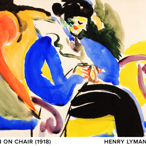 Henry Lyman Sayen Frau auf Stuhl