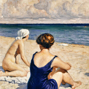 Paul Fischer Badegaeste am Strand