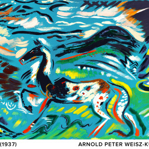 Arnold Peter Weisz-Kubincan Pferd