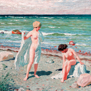 Paul Fischer Nach dem Schwimmen