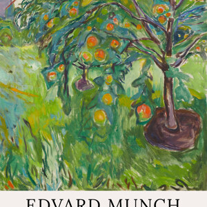 Edvard Munch Apfelbaum am Studio