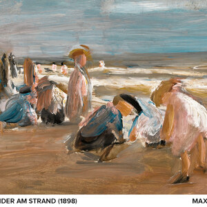 Max Liebermann Spielende Kinder am Strand