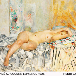 Henri Lebasque Liegender Akt mit spanischem Kissen
