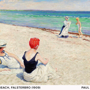 Paul Fischer Am Strand