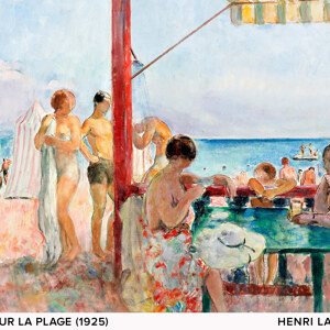 Henri Lebasque Bar am Strand